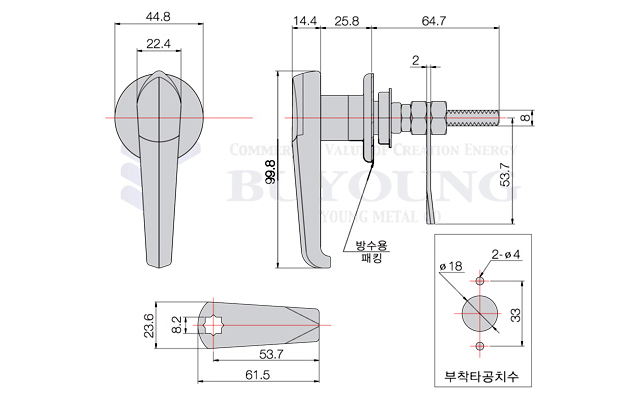 Cabinet handle_drawing